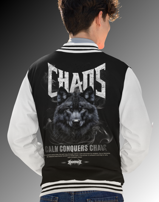 Chaos Bomber Jacket – Calm Conquers Chaos